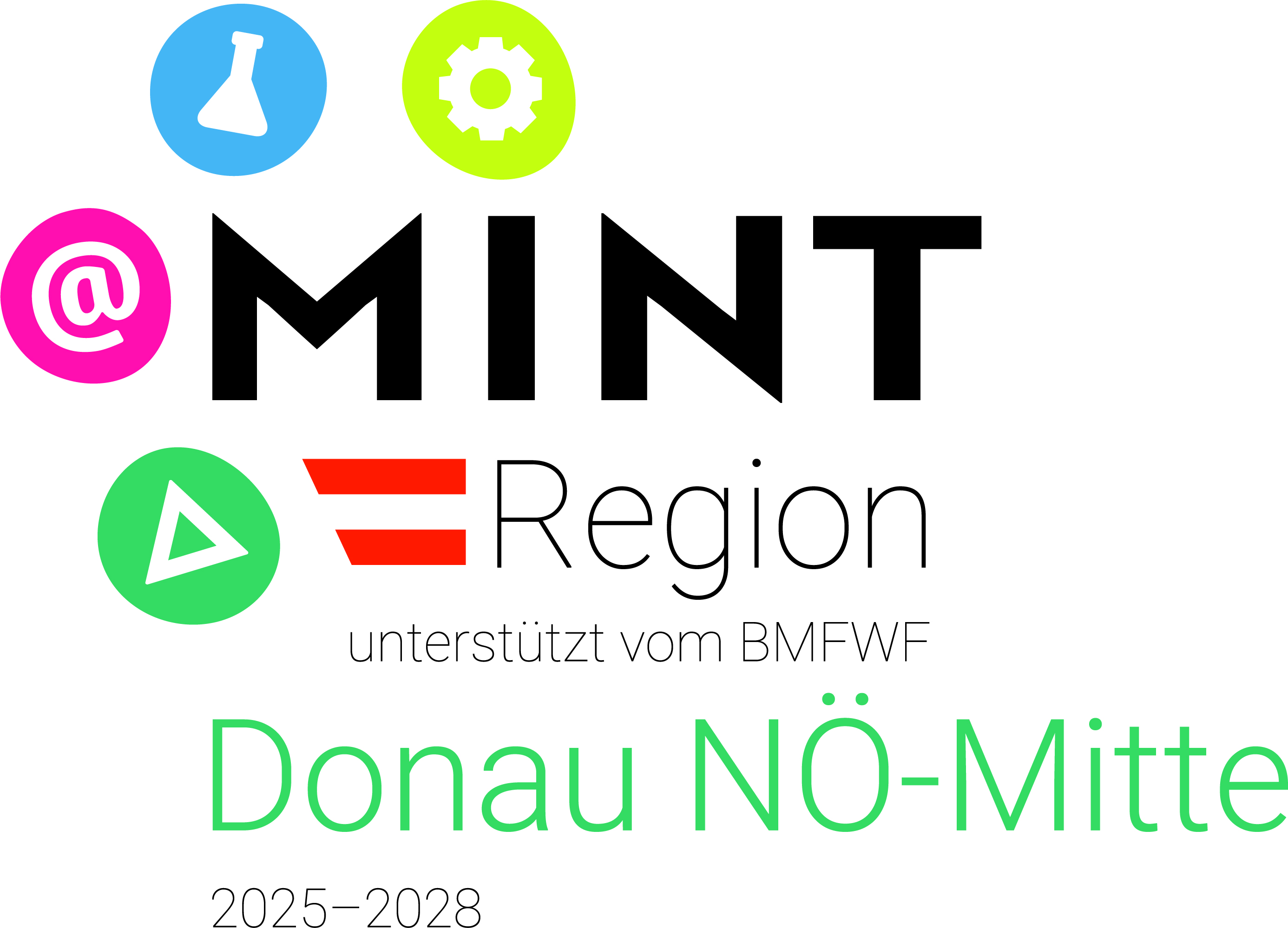 Logo MINT-Region Donau Niederösterreich Mitte